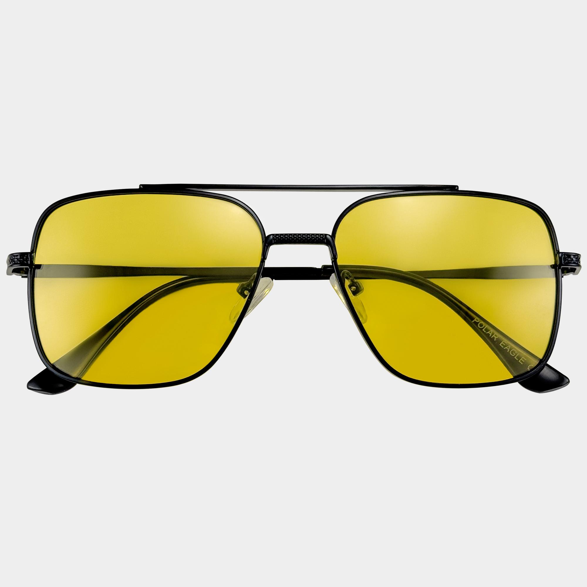 Желтые очки авиаторы