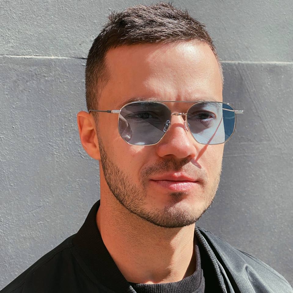 очки синие мужские