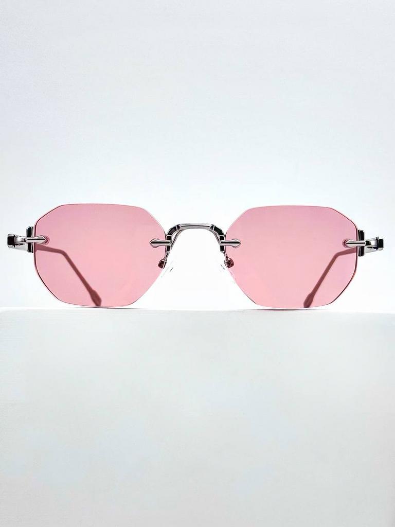 Очки розовые солнцезащитные женские