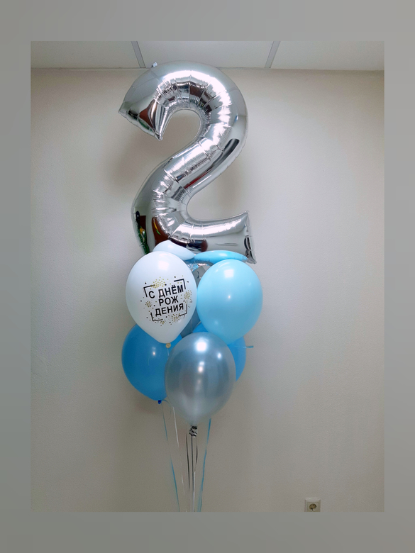 Букет с Цифрой 2