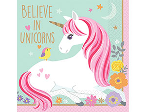 Салфетка Единорог Нежный  25 см 16шт/А