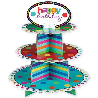 Стойка для кексов, 3 яруса, HB Горошек