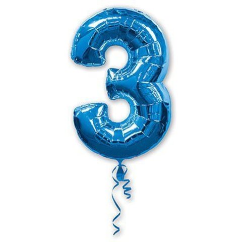 А ЦИФРА 3 Blue