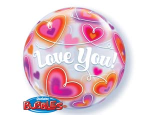 П BUBBLE 22" ILY Сердца