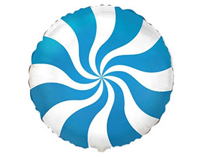 Ф 18" Конфета голубая/FM