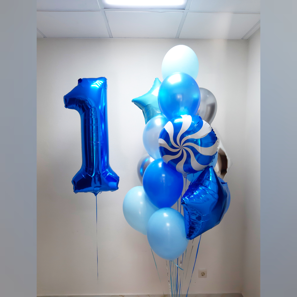 Букет из шаров 1 годик мальчик