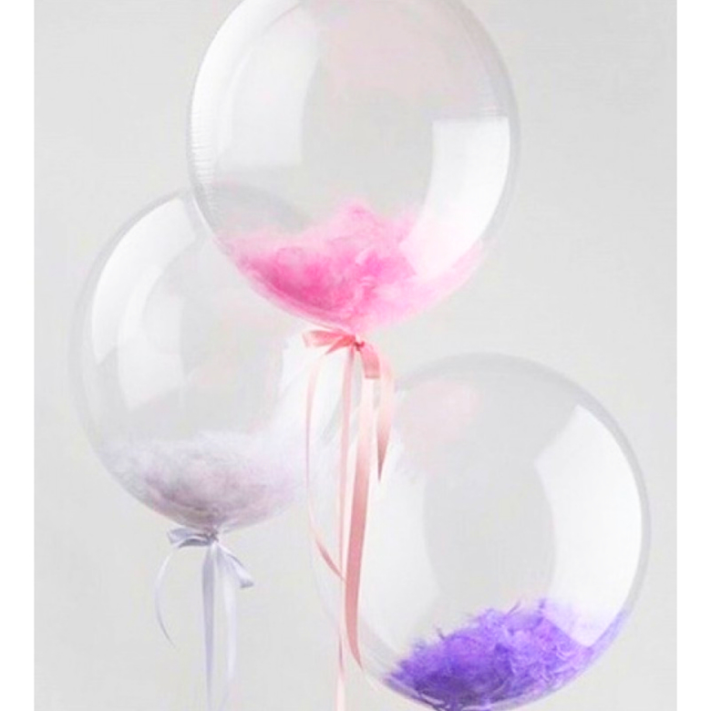 А BUBBLE с перышками 51 см