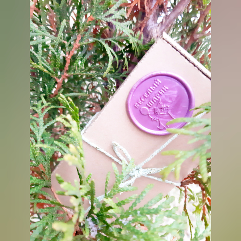 Сургучная печать для подарков Веселый шарик