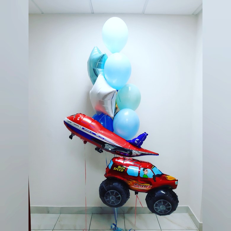 Сэт для мальчика с самолетом и машиной