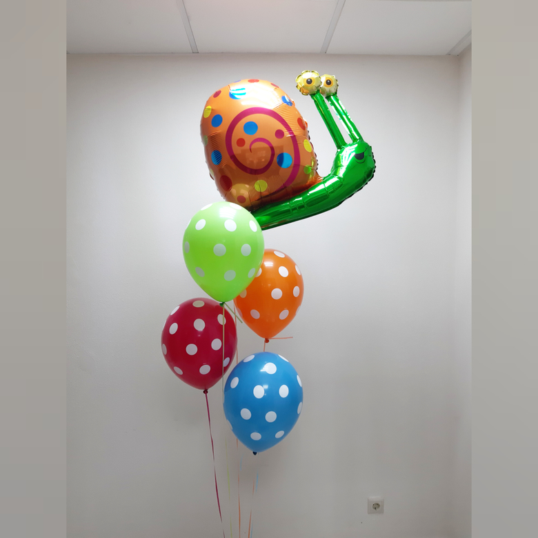 Букет с улиткой