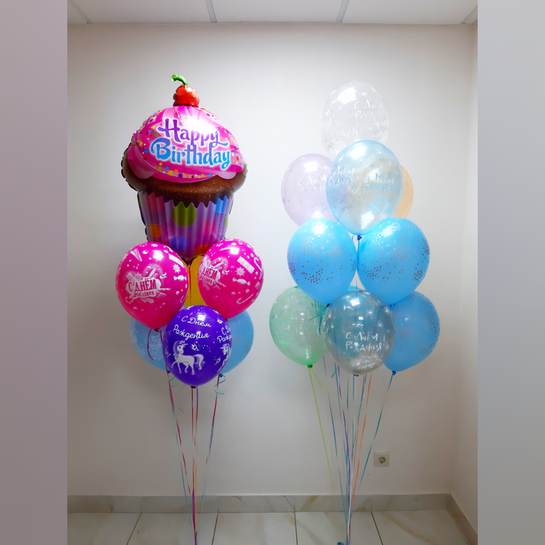 Два букета высота 1,80 см