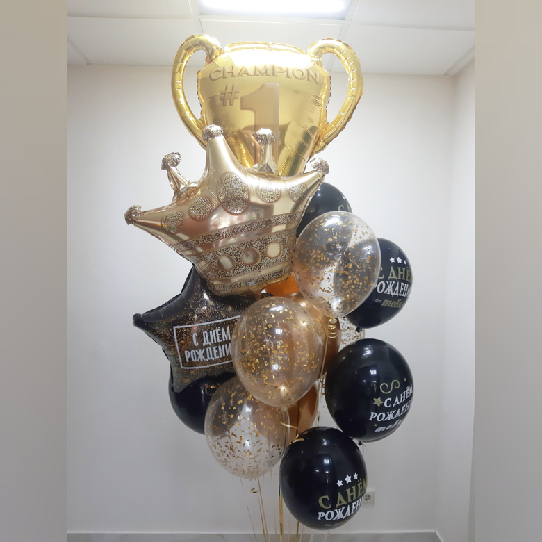 Огромный мужской букет 1м80 см