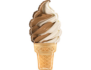 Б ФИГУРА Мороженое в вафельном рожке