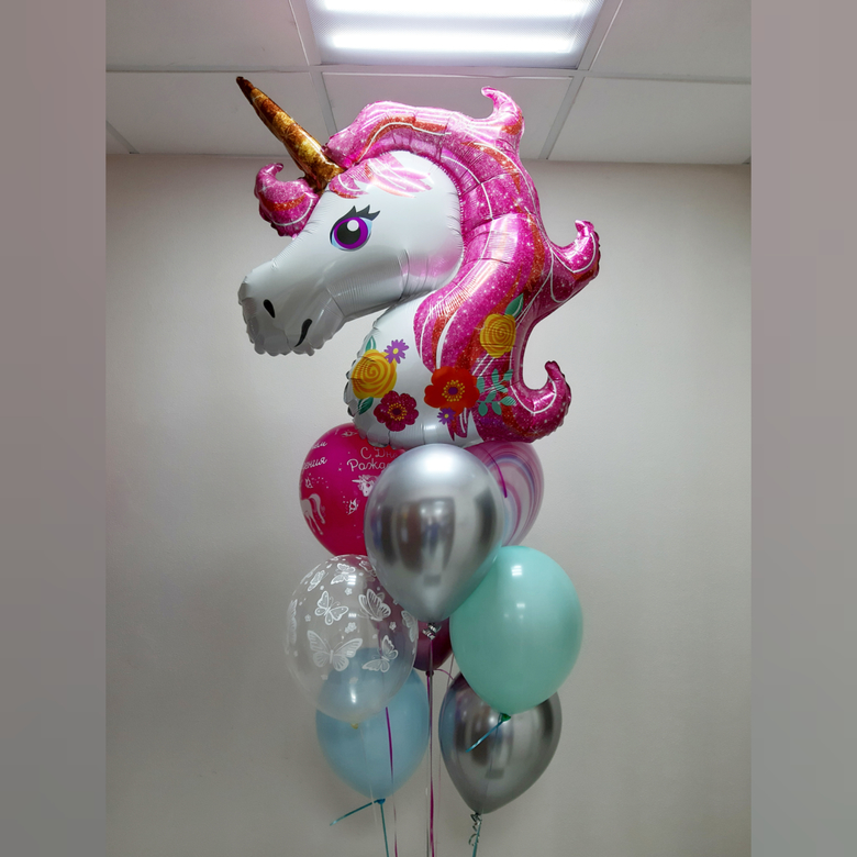 Букет большой с Единорогом