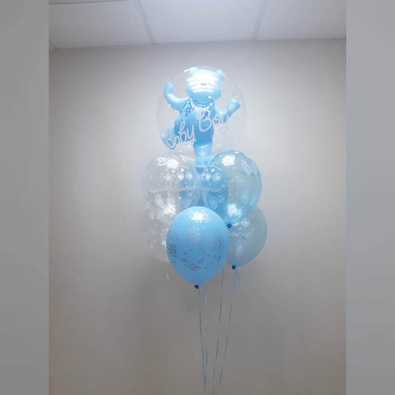 Букет на выписку для мальчика и розовый для девочки