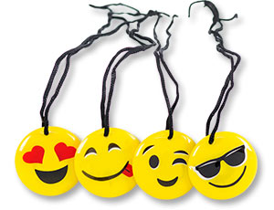 Кулон светящийся Эмоции Смайлик ассорт/G