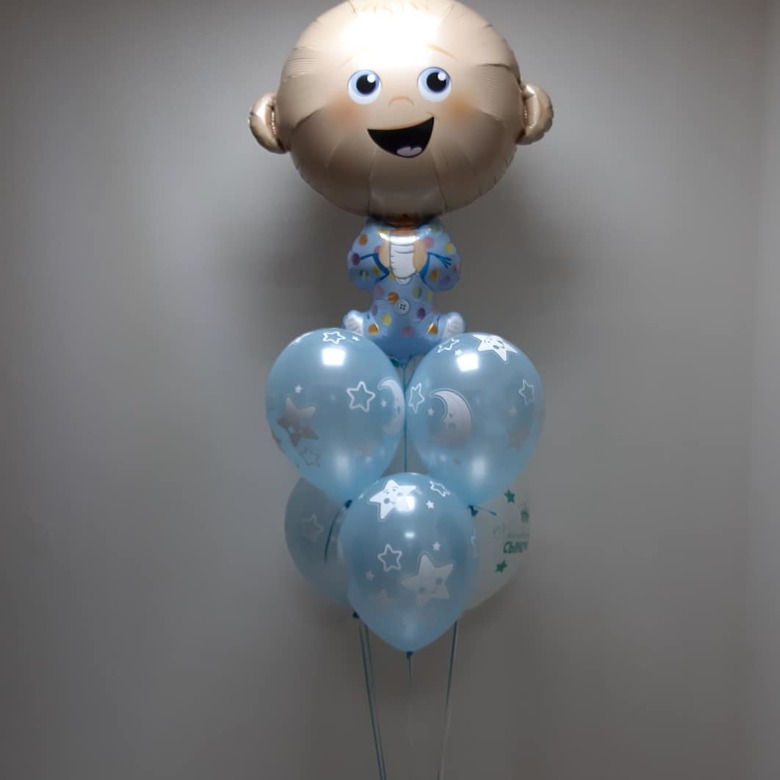 Букет на выписку мальчик