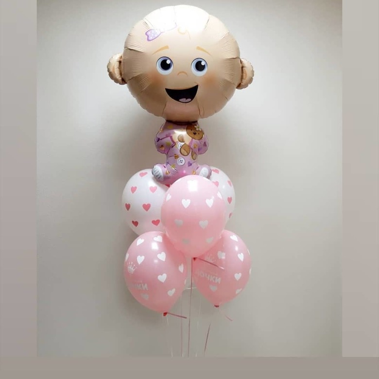 Букет на выписку девочка