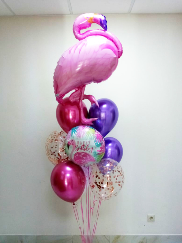 Букет с Фламинго №1