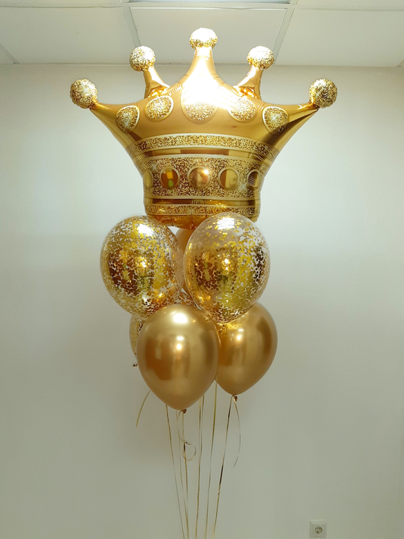 Высокий большой букет с Короной