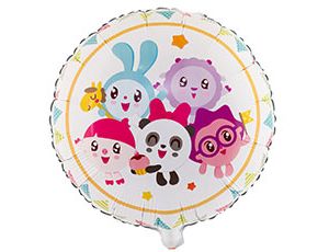 К 18" РУС Малышарики Флажки