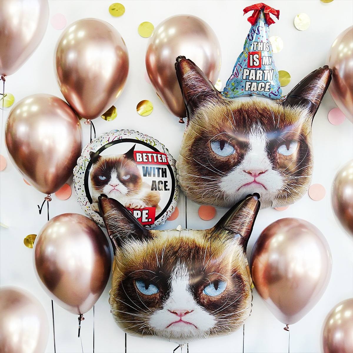 Набор Сердитых Кошек и хром шаров