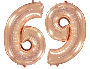 Ф ЦИФРА 6/9 40" Rose Gold