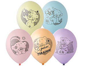 Шар с рисунком 14" MeToYou С Днем Рожден