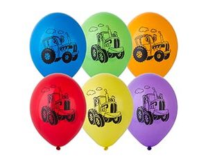 Шар с рисунком 14" Забавный Трактор