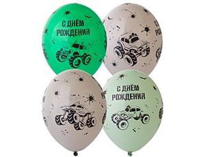 Шелкография пастель 14" С ДР Монстр Трак