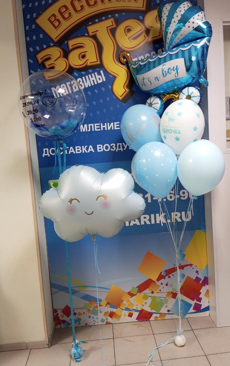 Выписка из роддома для мальчика