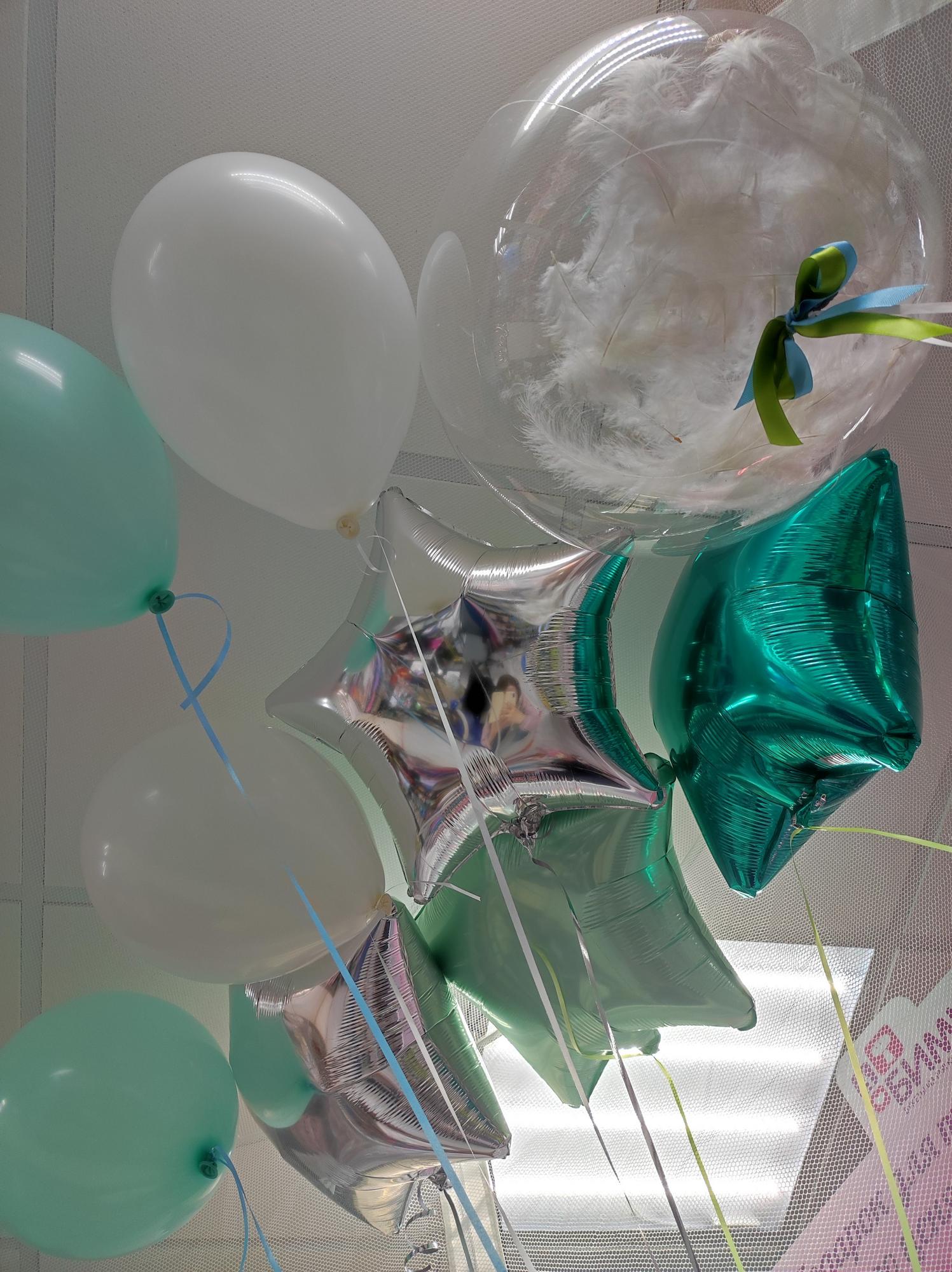 Нежный сэт из шариков (шар стекляшка)