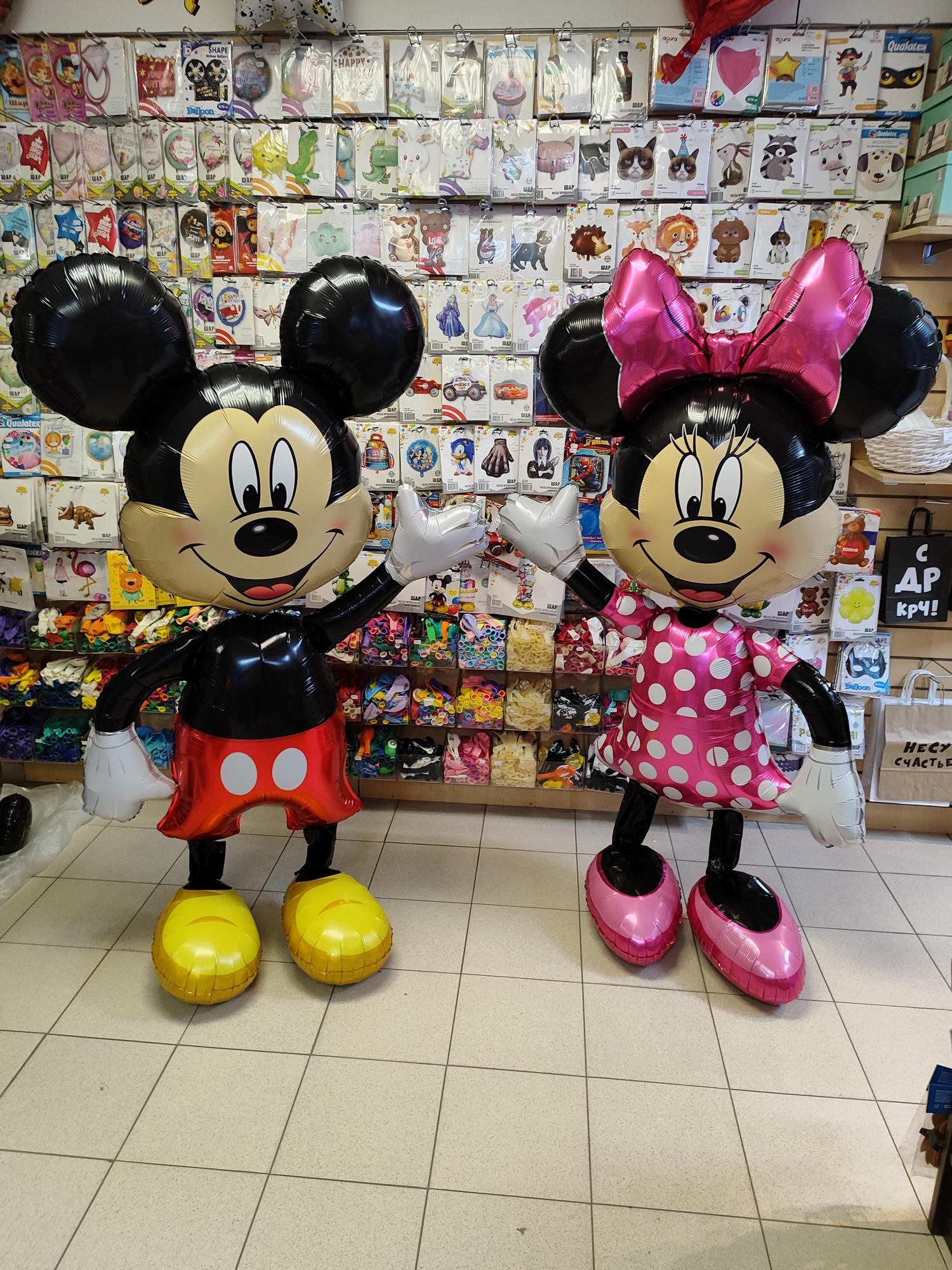 Большие Шары Микки и Минни 165 см