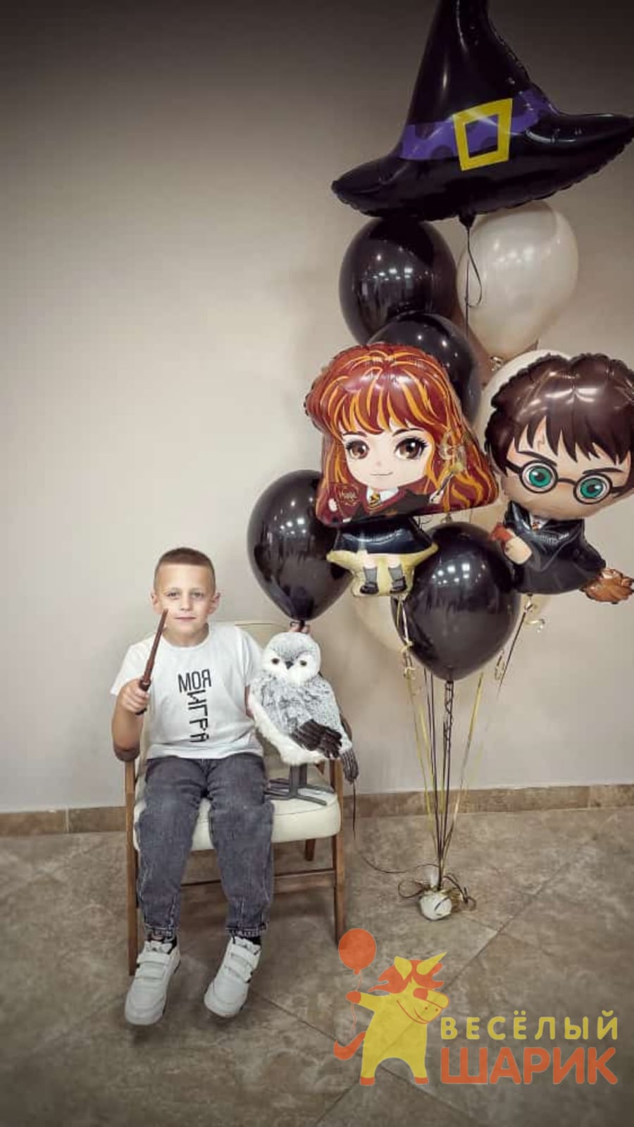 Шарики букетом Гарри Поттер