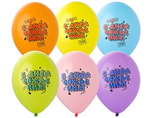 Шар с рисунком 14" С ДР стиль комиксы 2ц