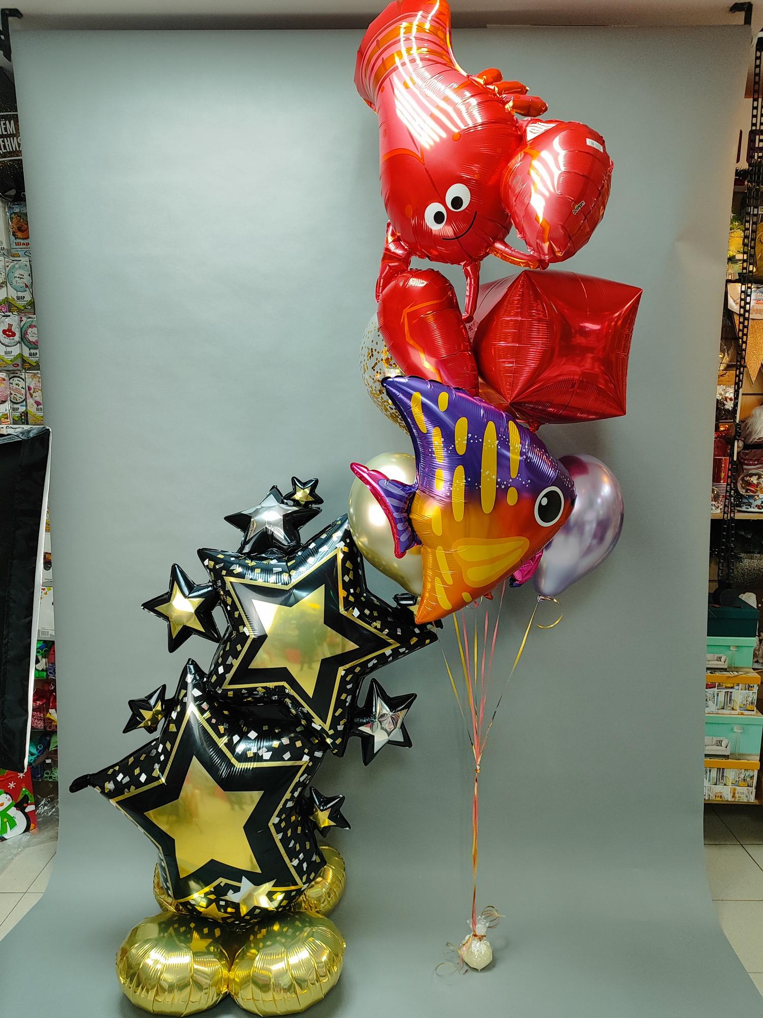 Рыба,лобстер сэт из шаррв