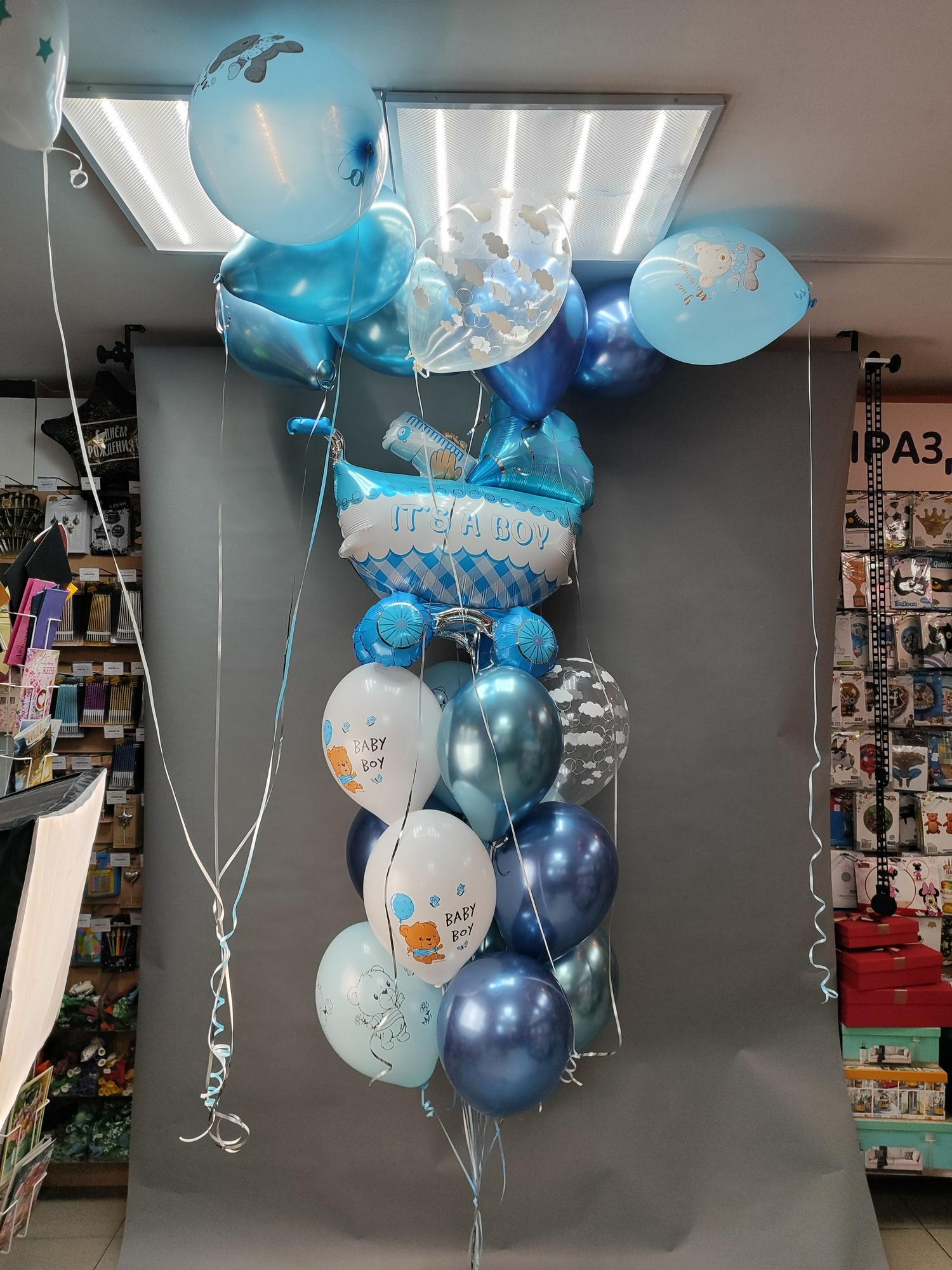 Выписка шары для мальчика