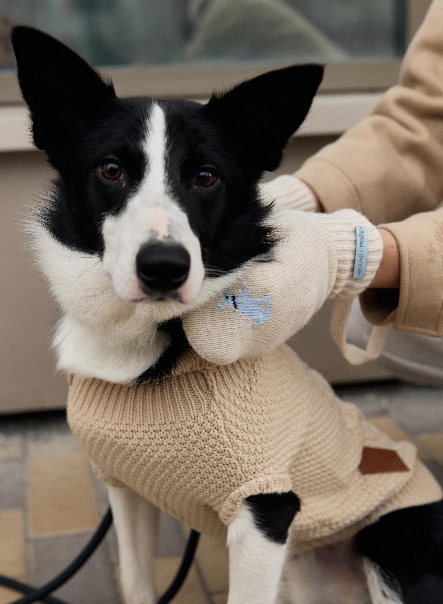 ВАРЕЖКИ ИЗ СМЕСОВОГО КАШЕМИРА
