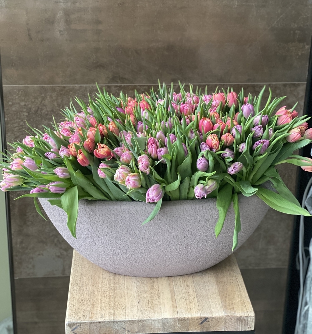 Тюльпан Колумбус в Вазе  151 шт №177