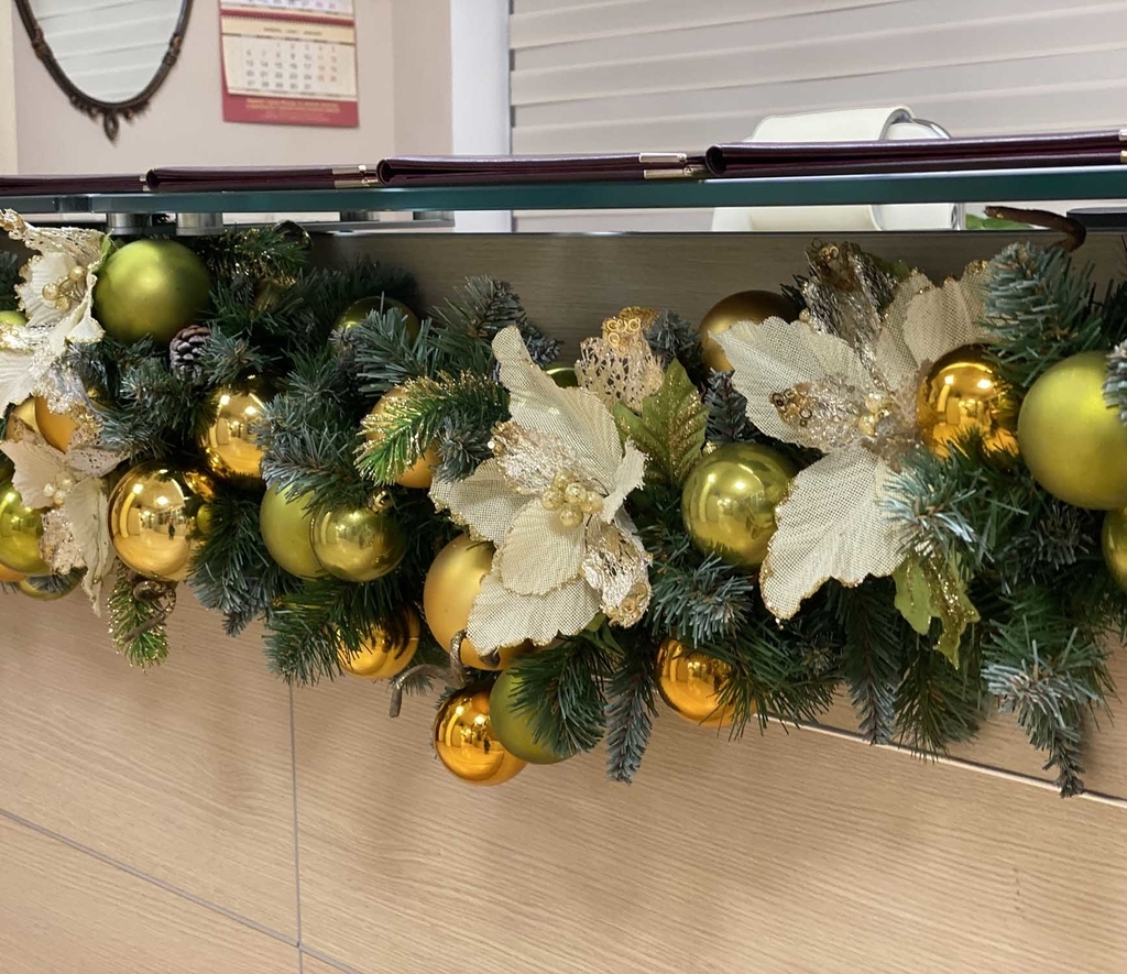 Гирлянда желтая 1