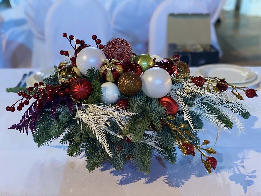 Новогодняя композиция "Русская зима" (Арт.277)