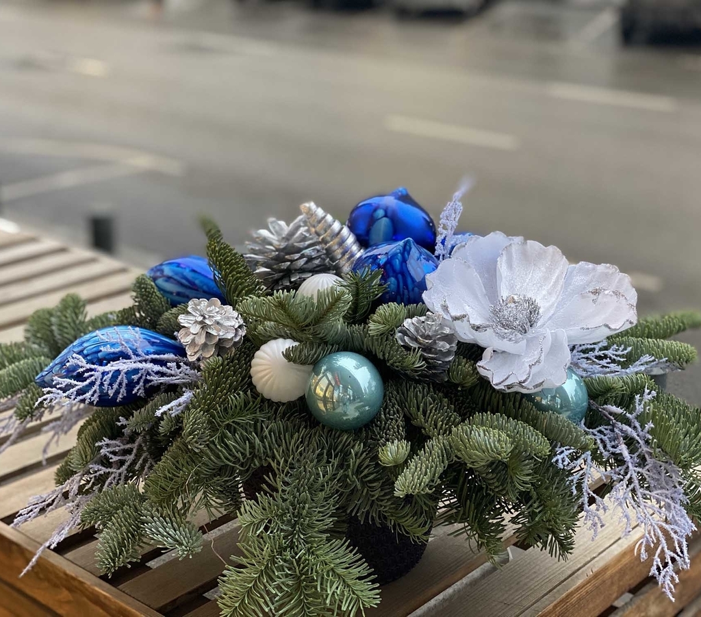 Новогодняя композиция настольная (Арт.303)