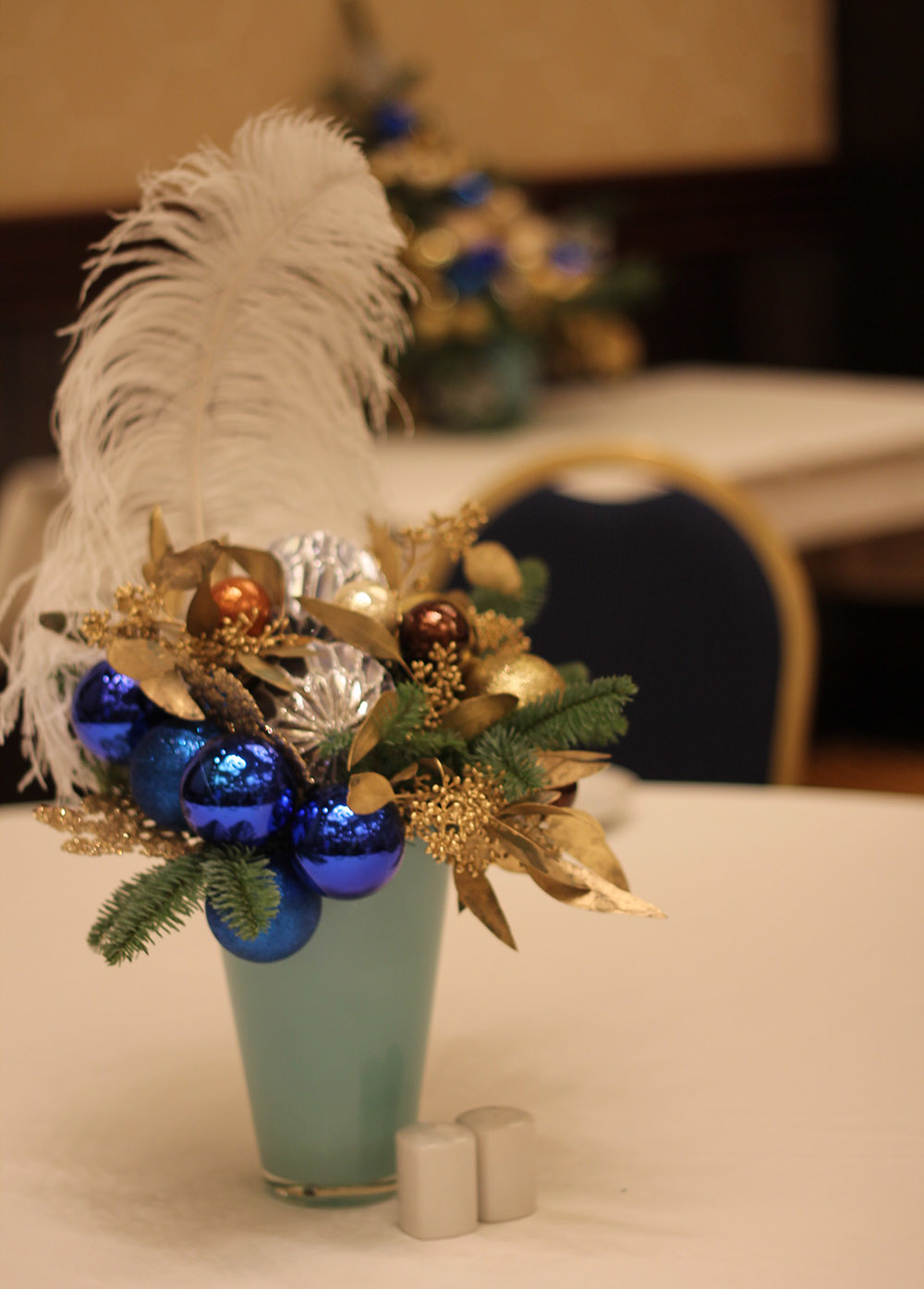 Новогодняя композиция в стиле Гэтсби