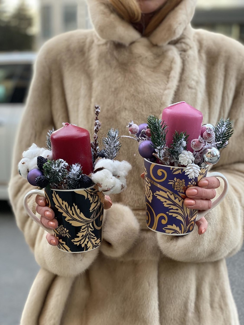 Новогодние кружки 2 шт (Арт.456)