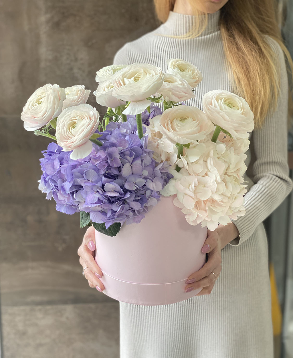 Ранункулюсы в коробочке №561