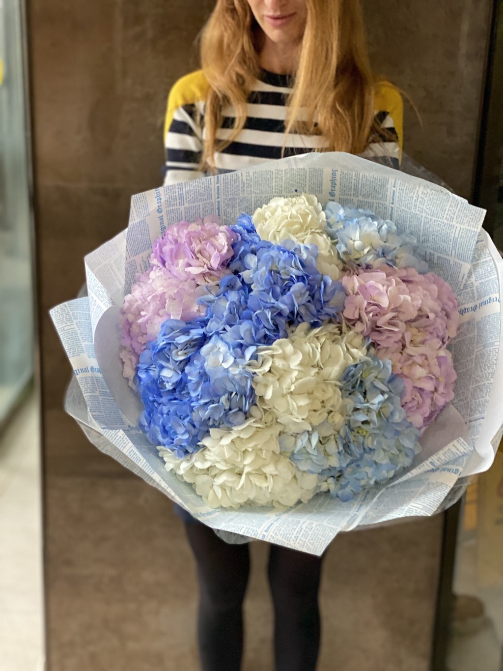 Нежные Гортензии 13 шт №605