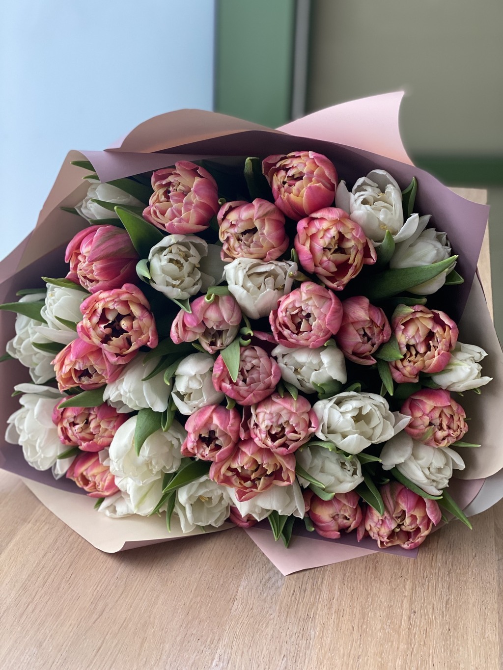 Тюльпаны пионовидные №733