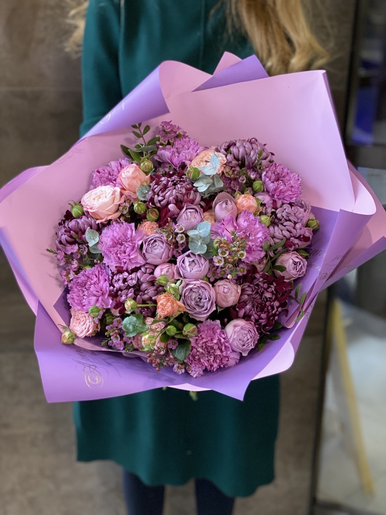 Лавандовые цветы №760