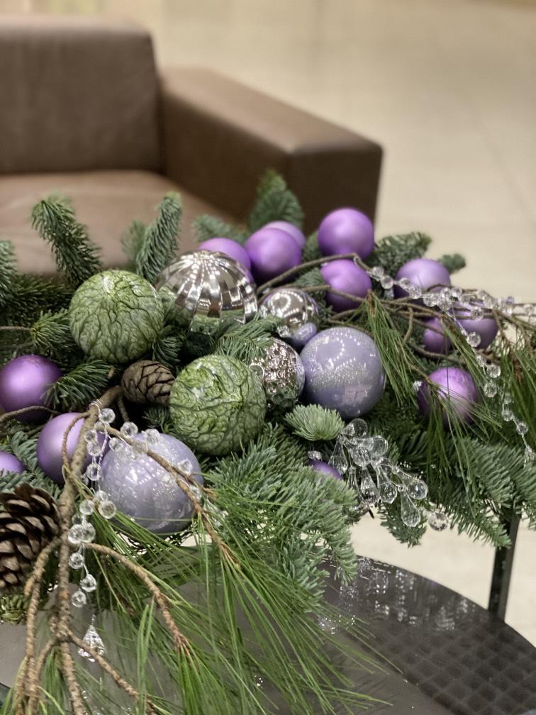 Новогодняя Интерьерная  Лавандова №888