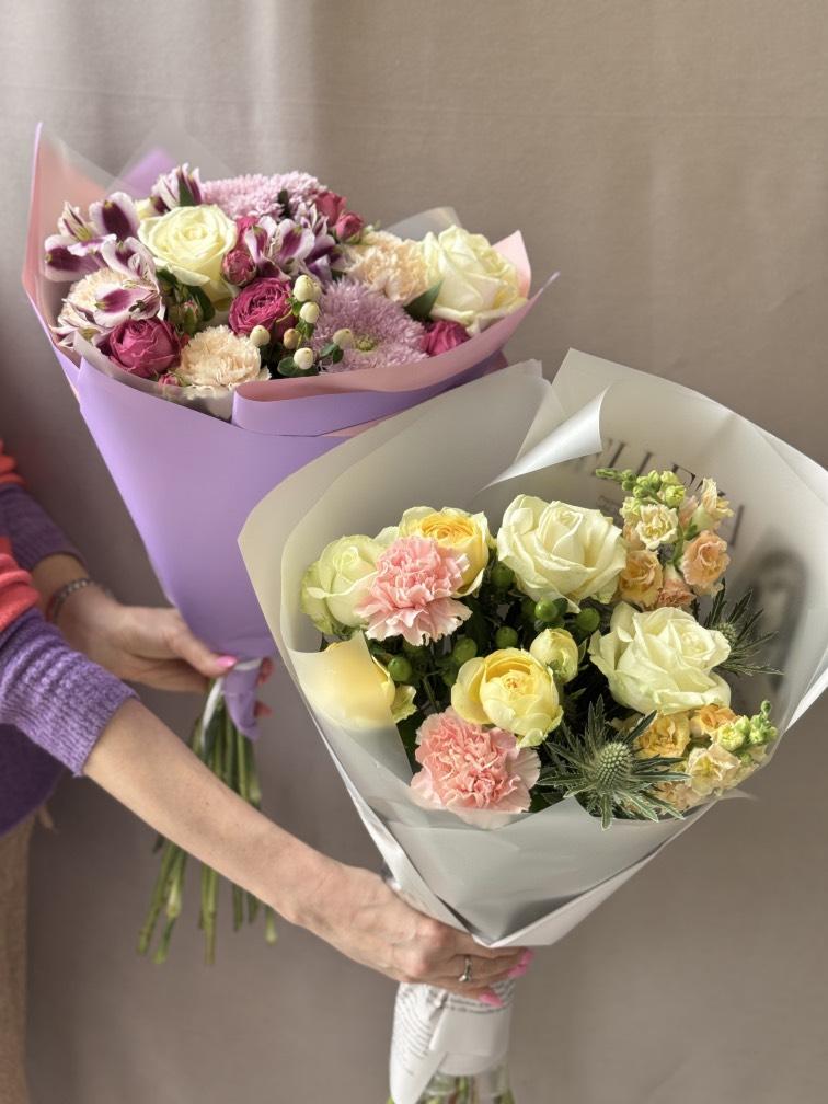Букет из свежих цветов №1038